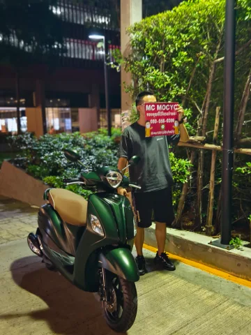 ลูกค้ารับรถที่ร้าน MC MOCYC